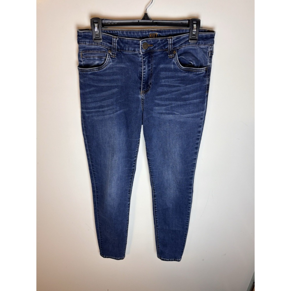 Kut from the Kloth Skinny Jeans Womens 10 Blue Dark Wash Stretch SP041MK6